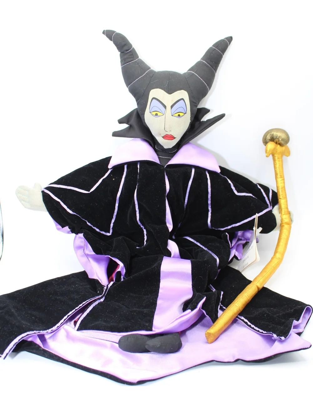 Vintage Disney MALEFICENT RAG DOLL 20